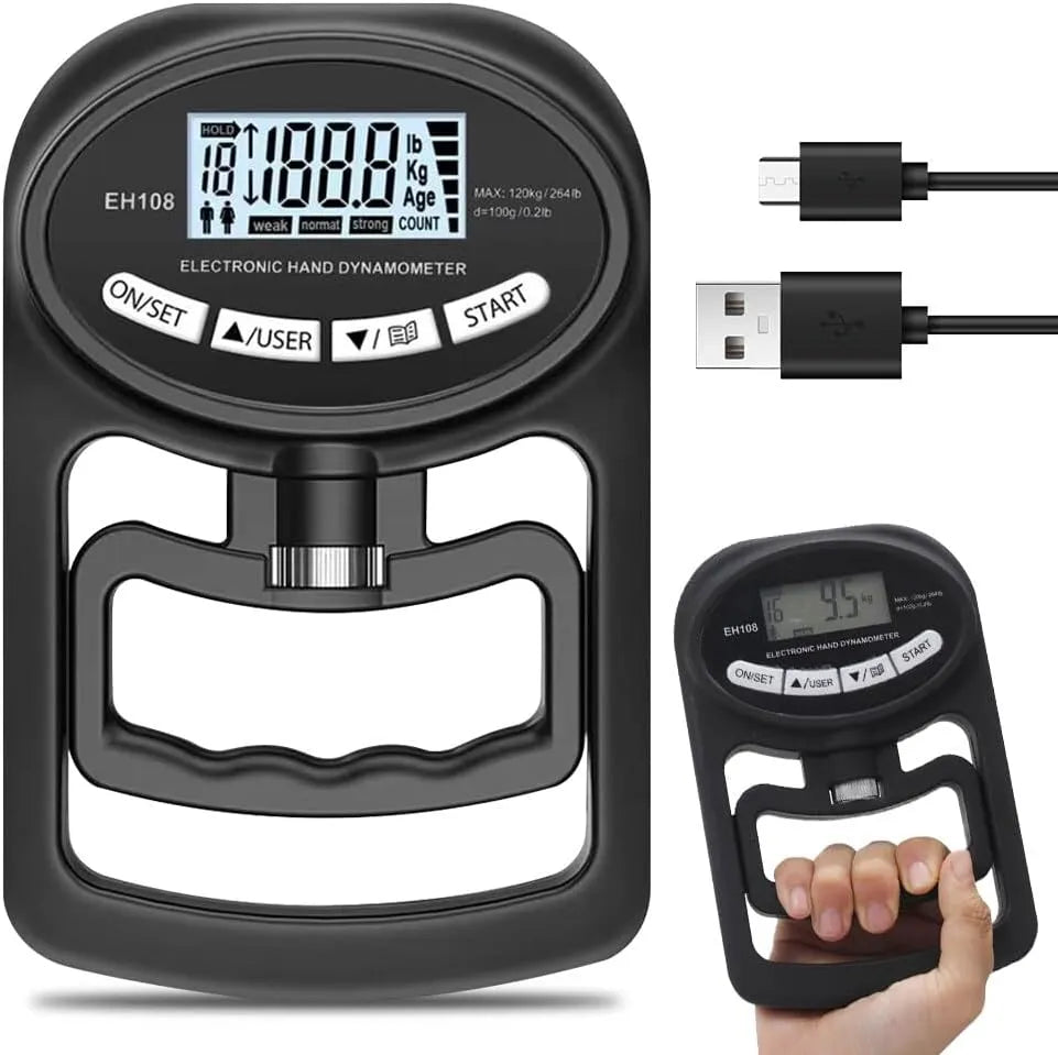 Power Grip Pro™ – جهاز قياس قوة القبضة الاحترافي